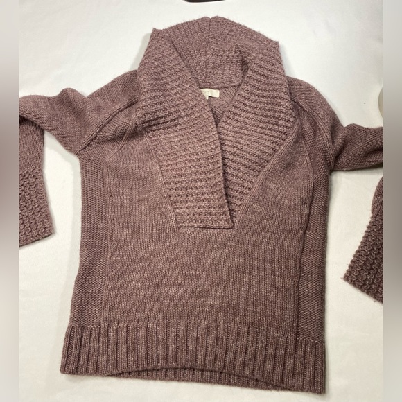 Loft faux wrap sweater in dusty purple lilac - Picture 12 of 12